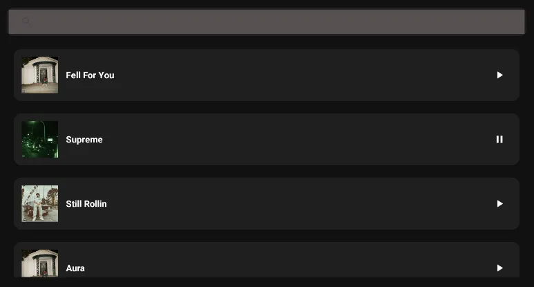 Music Streaming App with Dezzer